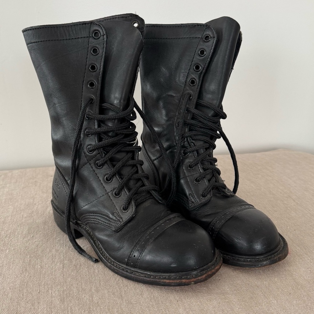 Urban Outfitters Black Combat Boots
